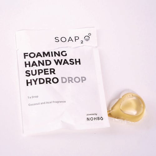 Foaming Super HydroDrop, Coconut Acai, 500 mL Pump Refill, 4/Pack