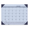 EcoTones Recycled Monthly Desk Pad Calendar, 22 x 17, Sunset Orchid Sheets, Cordovan Corners, 12-Month (Jan to Dec): 2025