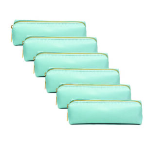 Pencil Case, 7.9" x 2" x 2", Blue