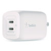 BOOST CHARGE Pro Dual USB-C GaN Wall Charger with PPS, White