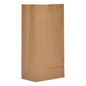 Grocery Paper Bags, #8 Size, 6" x 3.88" x 12.5", Natural, 500/Bundle