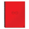 Core Smart Notebook, Dotted Rule, Red Cover, (16) 11 x 8.5 Sheets