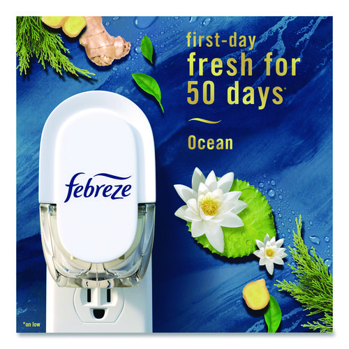 PLUG Air Freshener Refills, Ocean, 0.87 oz, 3/Pack