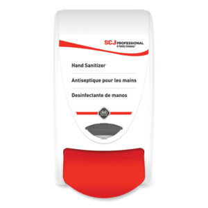 Sanitizer Dispenser, 1 L, 4.92 x 4.6 x 9.25, White, 15/Carton