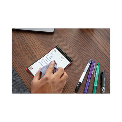 Mini Notepad, Midnight Blue Cover, Dot Grid Rule, 3 x 5.5, White, 24 Sheets