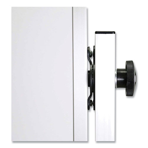 Reversible Magnetic Porcelain Whiteboard with Aluminum Frame, 36" x 48", White Surface, Satin Aluminum Frame