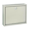 Large Size Steel Multi-Purpose Secure Drop Box, 12 x 3 x 10, Beige