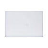 Melamine Dry Erase Board with Aluminum Frame, 36" x 24", White Surface, Anodized Aluminum Frame