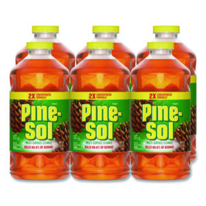Multi-Surface Cleaner Disinfectant Concentrated, Pine Scent, 80 oz Bottle, 6/Carton