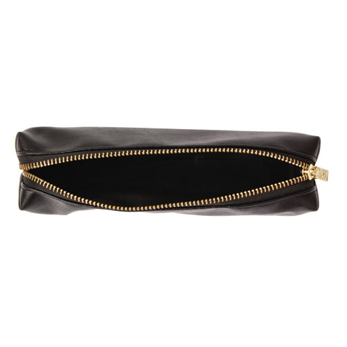 Pencil Case, 7.9" x 2" x 2", Black