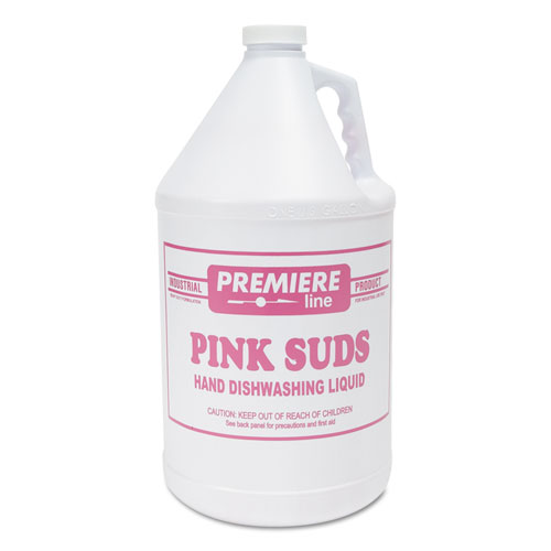 Premier Pink-Suds Pot and Pan Cleaner, 1 gal, Bottle, 4/Carton