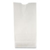 Grocery Paper Bags, #2 Size, 4.13" x 2.63" x 7.88", White, 500/Bundle