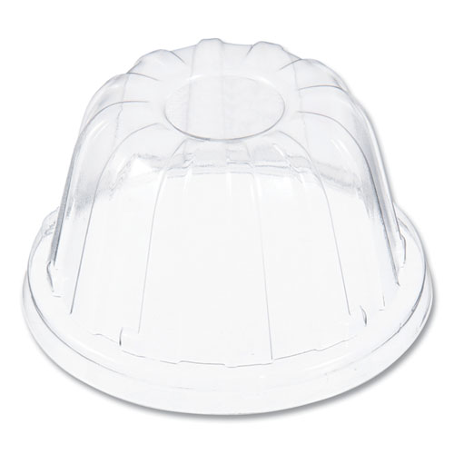 D-T Sundae/Cold Cup Lids, Fits 6 oz/8 oz/12 oz Cold Cups, Plastic, Clear, 50/Pack, 20 Packs/Carton