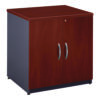 Series C Collection 30W Storage Cabinet, Graphite Gray/Hansen Cherry