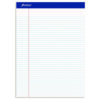 Perforated Writing Pads, Narrow Rule, 50 White 8.5 x 11.75 Sheets, Dozen