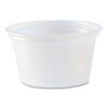 Portion Cups, 0.75 oz, Plastic, Translucent, 125/Sleeve, 20 Sleeve/Carton