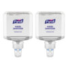 Advanced Hand Sanitizer Gentle and Free Foam, 1,200 mL Refill, Fragrance-Free, For ES8 Dispensers, 2/Carton