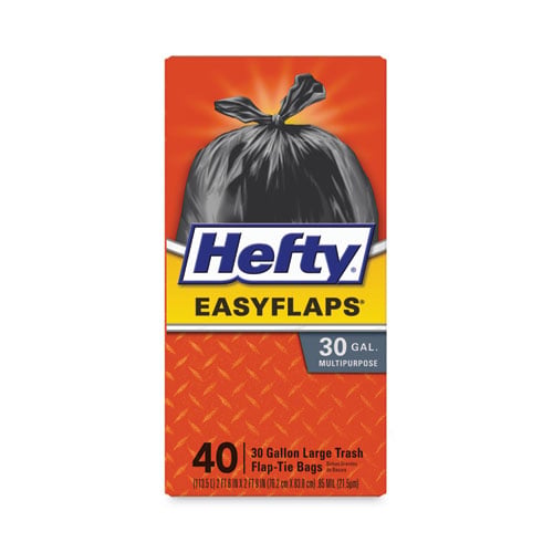 Hefty Easy Flaps 30-gallon Large Trash Bags