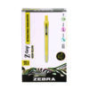 Z-Grip Retractable Highlighter Markers, Neon Yellow Ink, Chisel Tip, Neon Yellow Barrel, Dozen