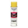 Industrial Choice Precision Line Marking Paint, Flat High-Visibility Yellow, 17 oz Aerosol Can, 12/Carton