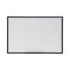 Design Series Deluxe Dry Erase Board, 36" x 24", White Surface, Black Anodized Aluminum Frame