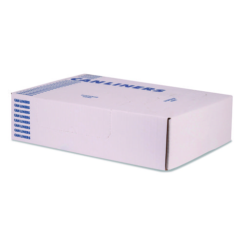 Linear Low-Density Can Liners, 33 gal, 1 mil, 33" x 39", Clear, 150/Carton