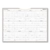 WallMates Self-Adhesive Dry Erase Yearly Planning Surfaces, 24 x 18, White/Gray/Orange Sheets, 12-Month (Jan to Dec): 2025