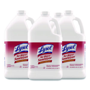 No-Rinse Sanitizer Concentrate, Unscented, 128 oz Bottle