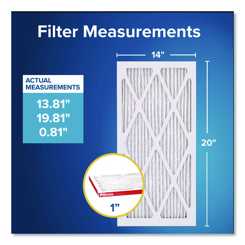 Allergen Defense Air Filter, 12 x 20, 4/Carton