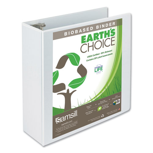 Samsill Earth's Choice Plant-based Durable View Binder