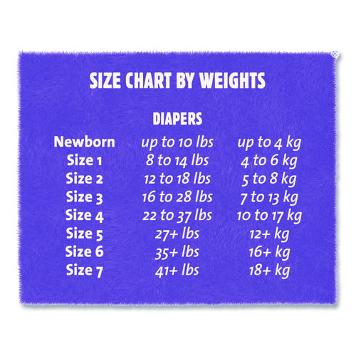Premium Jumbo Diapers, Size 4, 22 lbs to 37 lbs, 124/Carton