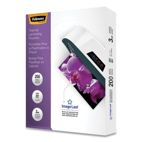 Fellowes ImageLast Jam-Free Thermal Laminating Pouches