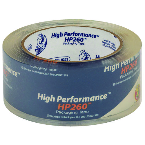 HP260 Packaging Tape, 3" Core, 1.88" x 60 yds, Clear, 8/Pack
