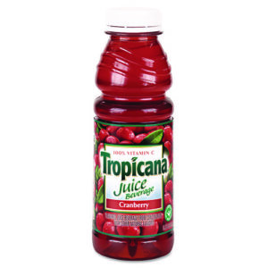 Juice Beverage, Cranberry, 15.2oz Bottle, 12/Carton