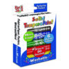 Kwik Stix Tempera Paint Set, 0.7" x 3.5", Assorted, 6 Sticks/Pack, 24 Packs/Carton