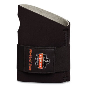 ProFlex 670 Ambidextrous Single Strap Wrist Support, Small, Fits Left Hand/Right Hand, Black