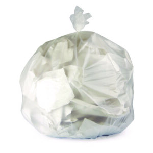High-Density Waste Can Liners, 4 gal, 6 mic, 17" x 18", Natural, 2,000/Carton