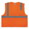 GloWear 8210HL-S Single Size Class 2 Economy Mesh Vest, Polyester, 2X-Large, Orange