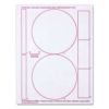 Inkjet Media Labels, Matte White, 50 Sheets/Pack