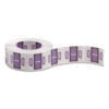 A-Z Color-Coded End Tab Filing Labels, Q, 1 x 1.25, White, 500/Roll