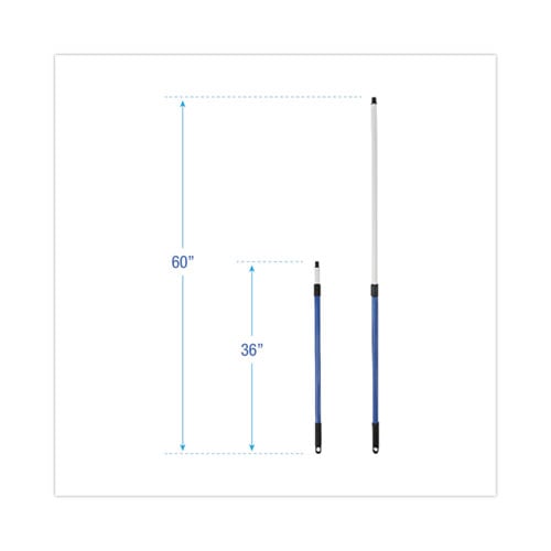 Telescopic Handle for MicroFeather Duster, 36" to 60" Handle, Blue