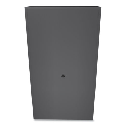 Brigade 700 Series Lateral File, Three-Shelf Enclosed Storage, 2 Legal/Letter-Size File Drawers, Charcoal, 36" x 18" x 64.25"