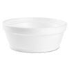 Foam Container, Squat, 8 oz, 4.63" Diameter x 1.13" h, White, 500/Carton