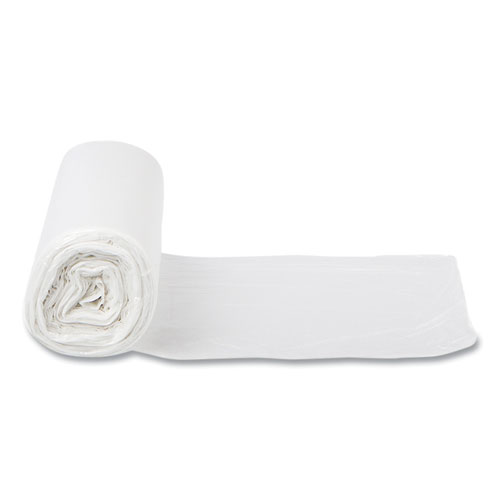 High-Density Commercial Can Liners, 16 gal, 6 mic, 24" x 33", Natural, Perforated Roll, 50 Bags/Roll, 20 Rolls/Carton - Image 4