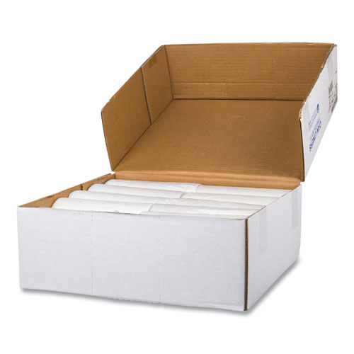 High-Density Commercial Can Liners, 16 gal, 6 mic, 24" x 33", Natural, Perforated Roll, 50 Bags/Roll, 20 Rolls/Carton - Image 5
