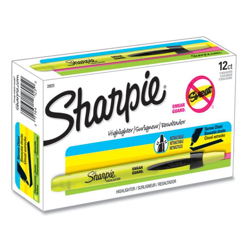 Sharpie Smear Guard Retractable Highlighters