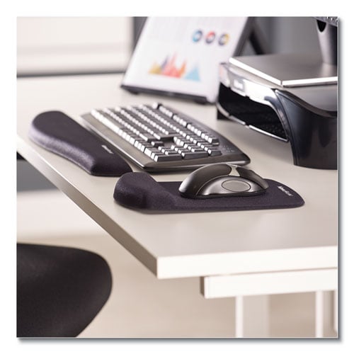 PlushTouch Keyboard Wrist Rest, 18.12 x 3.19, Graphite