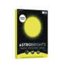 Color Cardstock -"Punchy Pastels" Assortment, 65 lb Cover Weight, 8.5 x 11, Lively Lemon, 100/Pack