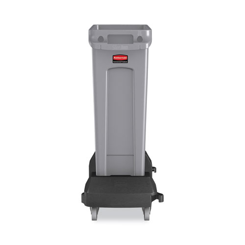 Slim Jim Resin Trainable Dolly, 120 lb Capacity, 23.86 x 14.71 x 8.36, Black
