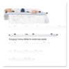 Sheet File Hanging Clamps, 100 Sheets Per Clamp, 36" Length, 6/Carton